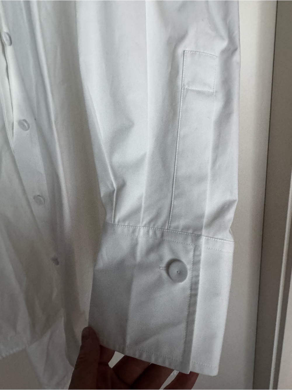 Jil Sander NWT White Oversized Cotton Poplin Shirt 42 - Picture 10 of 11